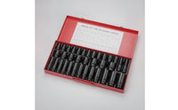 35 Pieces Deep Socket Set with Storage Case Organized Mechanics Tool Set High Rotational Force Mechanic Tool Kit with Screwdriver Bits Long-Lasting for Workshop