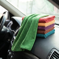 Thick Microfibre Towel and Car Drying Towel, Super-Fine Microfibre Cloth for Detailing, High Absorbency Non-Shedding Multi-Purpose Cleaning