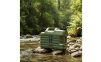 Outdoor Water Carrier with Extension Tube Food-Grade Bucket with Faucet Water Jug for Survivalists, Camping