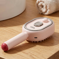 Electric Hydrating Hair Brush Mist-Spraying Hair Brush with Water Tank Refillable Electric Spray Comb for Women, Adults, Home, Travel