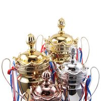 2024 New High-end Metal Trophy Wholesale Award Business Annual Meeting Alloy Trophy Gold-plated Champion Glory