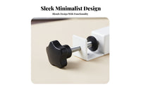 2 Pieces Versatile Mounting Options Pegboard Desk Mount Bracket Drill-No-Drill Installation Pegboard Desk Clamp Space Saving Organization Hardware Strong Material for Students, Office Workers, DIY Enthusiasts, Study Room, Workshop