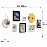Plastic Picture Frame, Photo Frame, Photo Frame. Stylish Wall Decor, Compatible with Multiple Irregular Sizes (5/7/10 inches). For Newlyweds' Living Room Interior.