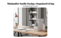 Single-Compartment document Sorter Multi-Section Document Organizer for Study Room