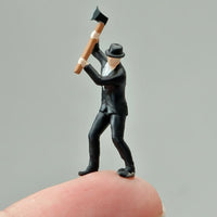 1:64 Miniature Figure Hand-Painted Action Pose Figure for Model Collectors