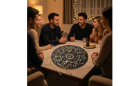 Divination Board Kit with Pointer Rods Occult Dowsing Rod Set Pagan for Altar
