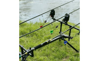 Visual Fishing Bite Alarm with LED Light Sensitive Fishing Rod Bite Alarm Sturdy Gear Lightweight for Beginners