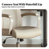 Ergonomic Mesh Chair with headrestrest assistance rotate Seat for Distant Workers