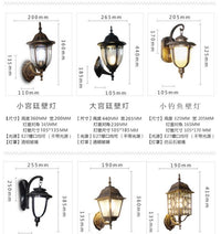 Waterproof LED Wall Light for Balcony, Corridor, and Garden