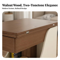 Adjustable Height C-Table Hidden Storage Adjustable C-Frame Desk for Living Room