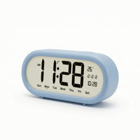 Large Display Digital Alarm Clock Tabletop Electronic Alarm Clock Compact Modern for Bedroom, Desk