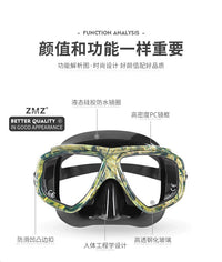 Snorkeling Swimming Diving Mask Large Frame View Swimming Mask Eye Nose Adult Child Anti-fog Myopia Snorkeling Goggles