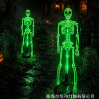 Solar-Powered Halloween Skull Ground Light for Outdoor Garden Decoration