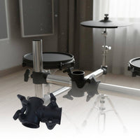 38mm Drum Rack Connector Secure Connection Electronic Drum Rack Clamp Stable Percussion Stand Pipe Clamp