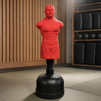 Person-Shaped Striking Target Weighted Base Freestanding Punching Figure Spring Support Human Punching Target for Fighting Arts Trainees