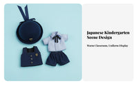 Kindergarten Uniform Doll Outfit Cute OB11 Doll Uniform Set Adorable appearance/12 Scale BJD Clothes