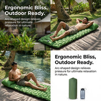 Foot-Pumped TPU Inflatable Camping Mattress