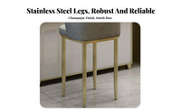 Restaurant design pubstool Integrated Footrest Lowsupport Pedestal Stool for Bistro