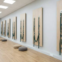 Wall-Mounted Stretching Panel  Wooden Wall-Mounted Stretching Aid Metal Mounting Plates Rehabilitation Accessories