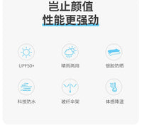 万向夹+地插 +65cm花伞 植物花卉防晒伞盆景盆栽遮阳伞防雨伞户外
