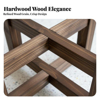 Wheeled Plant stand hardwood Wood Construction Pot Pedestal Multi-Purpose With Rolling Casters for Balcony