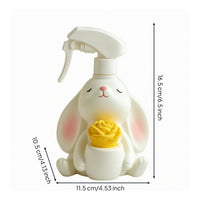 Bunny Mister Cute Rabbit Spray Bottle Press-Trigger for Home Gardening