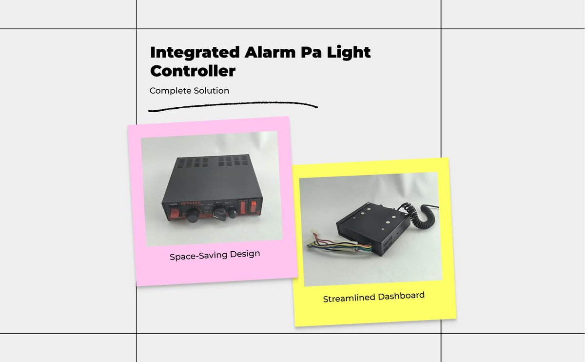 PA alarm controller with mic