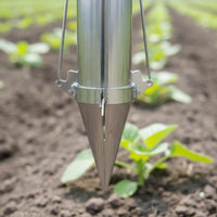 Manual Vegetable Planter No-Bend Design Stainless Steel Vegetable Transplanter