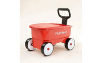 Push Cart Rideplay Vehicle Easy to Clean Push Toy with Handle for Young Children, Playroom