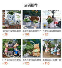 北欧现代天鹅花盆户外花园景观动物摆件罗马柱子庭院别墅造景装饰