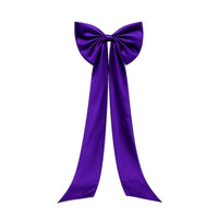 Large Satin Bow Sash Silky Long Tail Bow Sash Soft and Comfortable Long Tail Ribbon Belt for Wedding