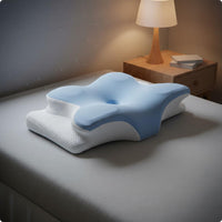 Butterfly Memory Foam Pillow Pressure Relief Ergonomic Support Pillow Breathable