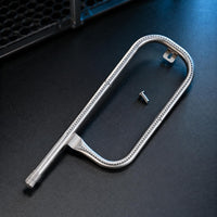 Gas Grill Burner Tube 17 Inch Stainless Steel Burner Tube Side Ports
