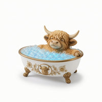 Bathtub Figurine Lamp Ambient Nightlight Relaxing for Nightstand