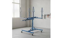 Auto Body Paint Stand with Clamps Heavy-Duty Auto Body Panel Holder with Wheels Car Panel Stand with Wheels Adjustable Sturdy