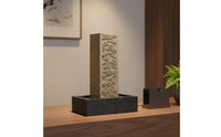Chinese Design Water Water Feature Ideal Business Gift Circulating Water Feature Feng Shui Design Cascading Waterfall Ornament for Reception Area