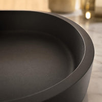 2 Pieces Oval Tray Raised Rim Vanity Tray Slim Design