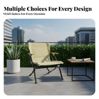 Lowrear Folding Chair Foldable Design Beach Seat Easy Setup for Campers, Adults