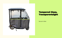 Waterproof scooter cover, universal fit