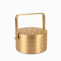 Tea Canister with Handle Decorative for Kitchen Counter, Coffee Table