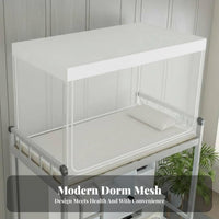 Bunk Bed Net Protection Dorm Bed Tent Breathable Mesh for Dormitory