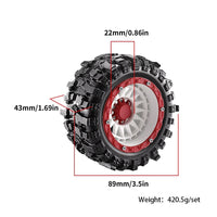 1/14 1/16 Big Foot Tires for TRAXXAS, Rlaarlo, MJX, ARRMA