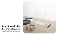 Acrylic Vinyl Album Holder Easy Reach Design 12 Inch Album Display Stand