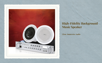 Waterproof in-ceiling PA speaker