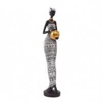 Woman Figurine Graceful Woman Statue Modern for Living Room, Tv Stand