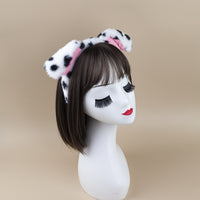 Easter Animal Headband Plush Dog Cartoon Cute Dalmatian Hair Hoop