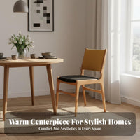 Upholstered Backrest Chair Mid-Century Eraperiod Modern Home Seating Nordic with Aesthetic Curved Exteriorline for Design Lovers
