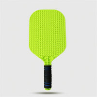 One-Piece Pickleball Paddle Lightweight Pickleball Paddle with Wrapped Handle Anti-Slip Overgrip Perforated for Casual Players, Beginners, Training