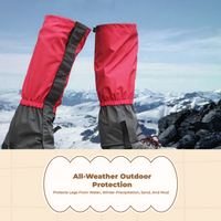Waterproof hiking gaiters, unisex.