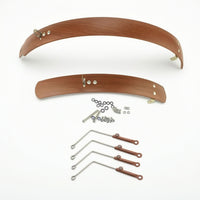 2 Pieces Cycle Mudguard Assembly Full Coverage Bike Mudguard Set Bike Mudguard Adjustable Mudguards with Accessories